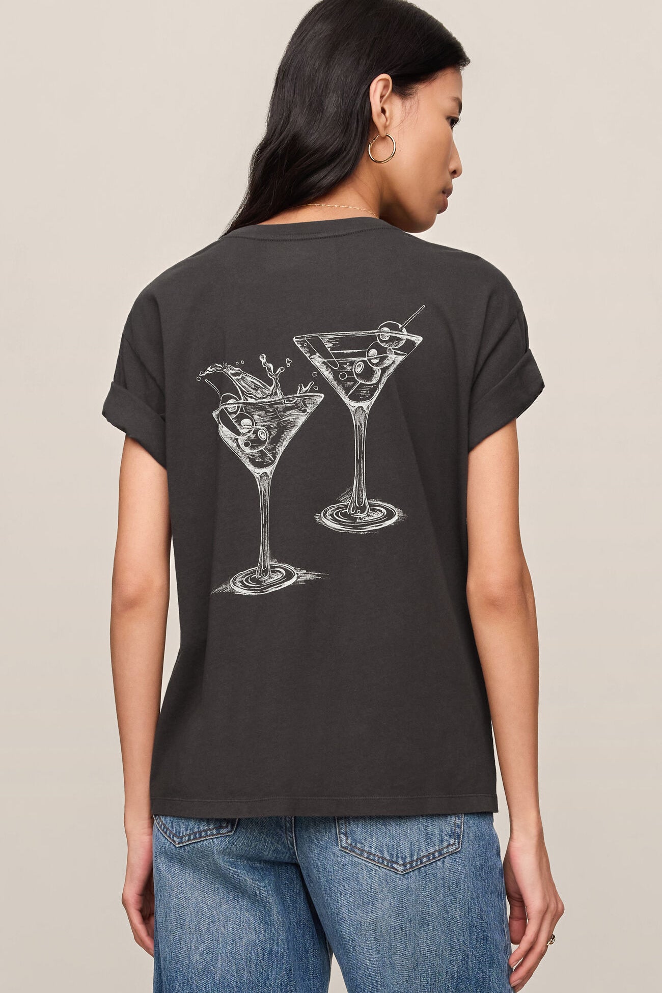 Z Supply | Martini Boyfriend Tee | Sweetest Stitch Boutique Richmond