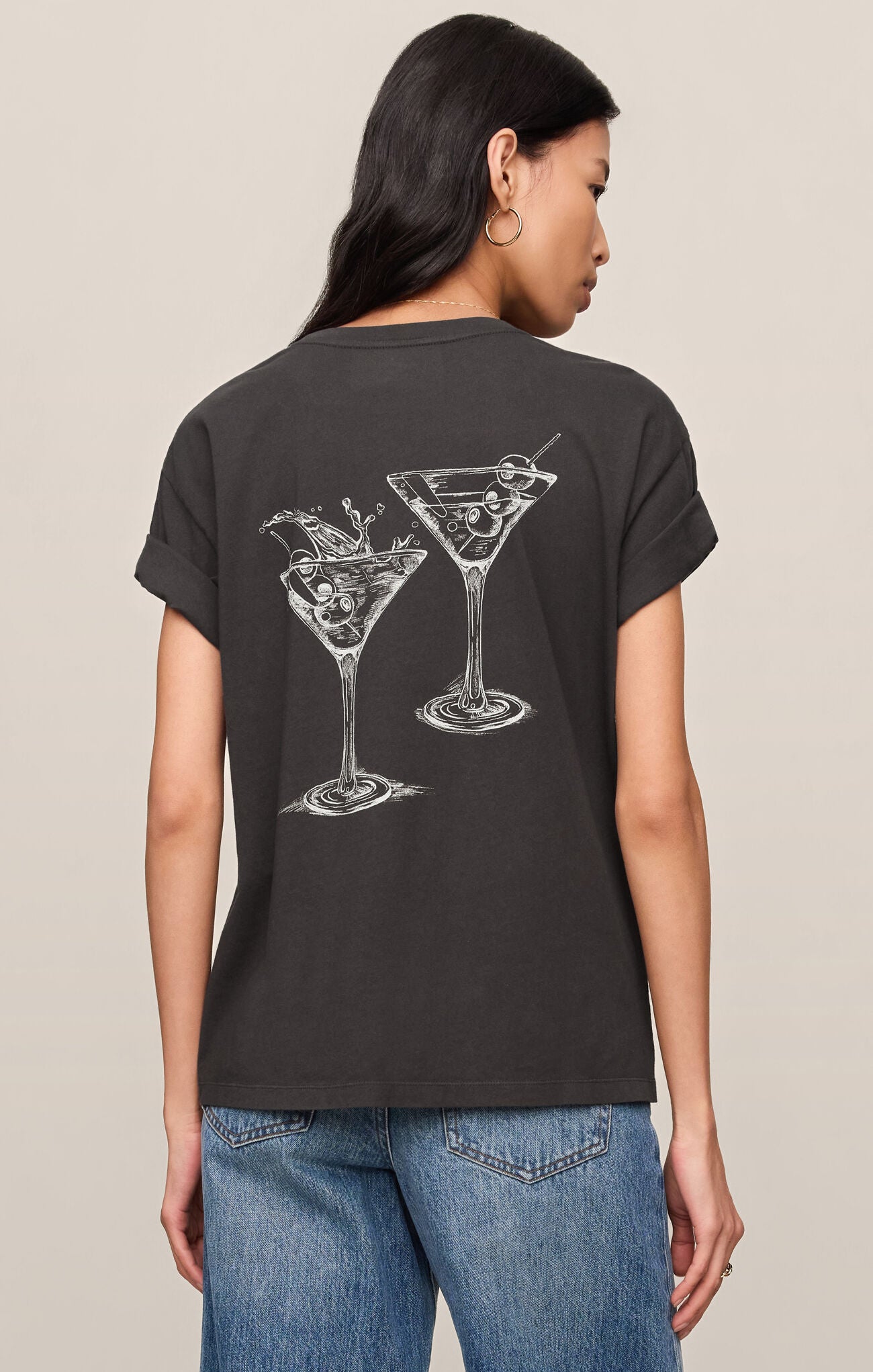 Z Supply | Martini Boyfriend Tee | Sweetest Stitch Boutique Richmond