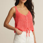 Z Supply | Tate Lace Up Top | Sweetest Stitch Boutique Richmond VA