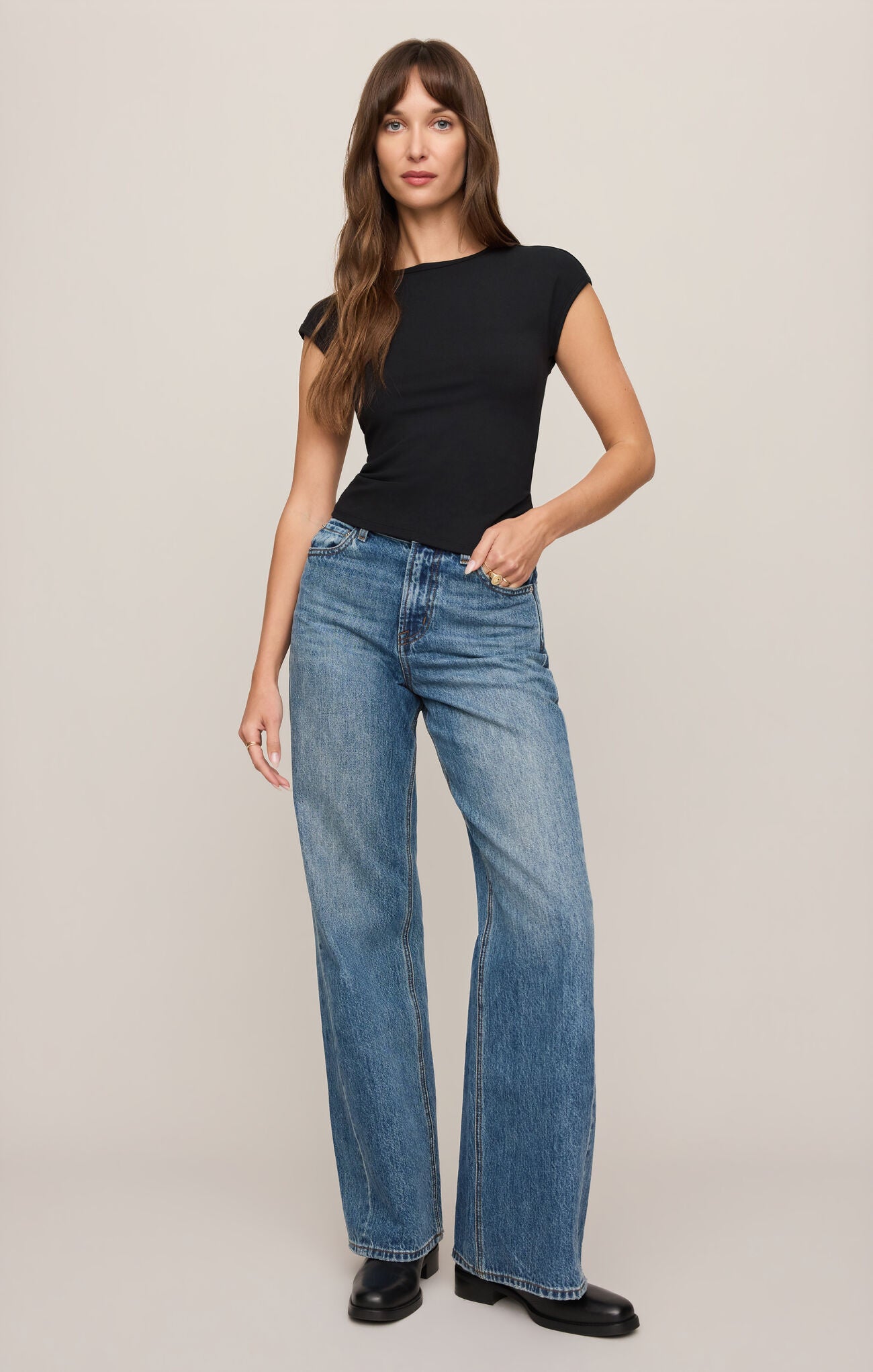 Z Supply | Black Soft Trace Top | Sweetest Stitch Boutique Richmond