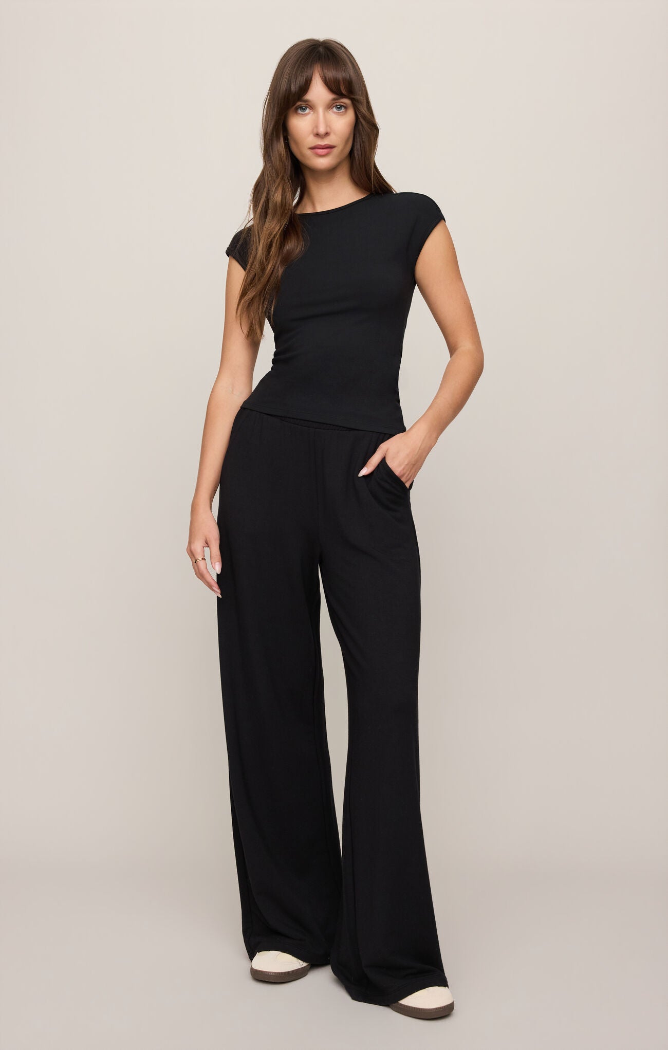 Z Supply | Black Soft Trace Top | Sweetest Stitch Boutique Richmond