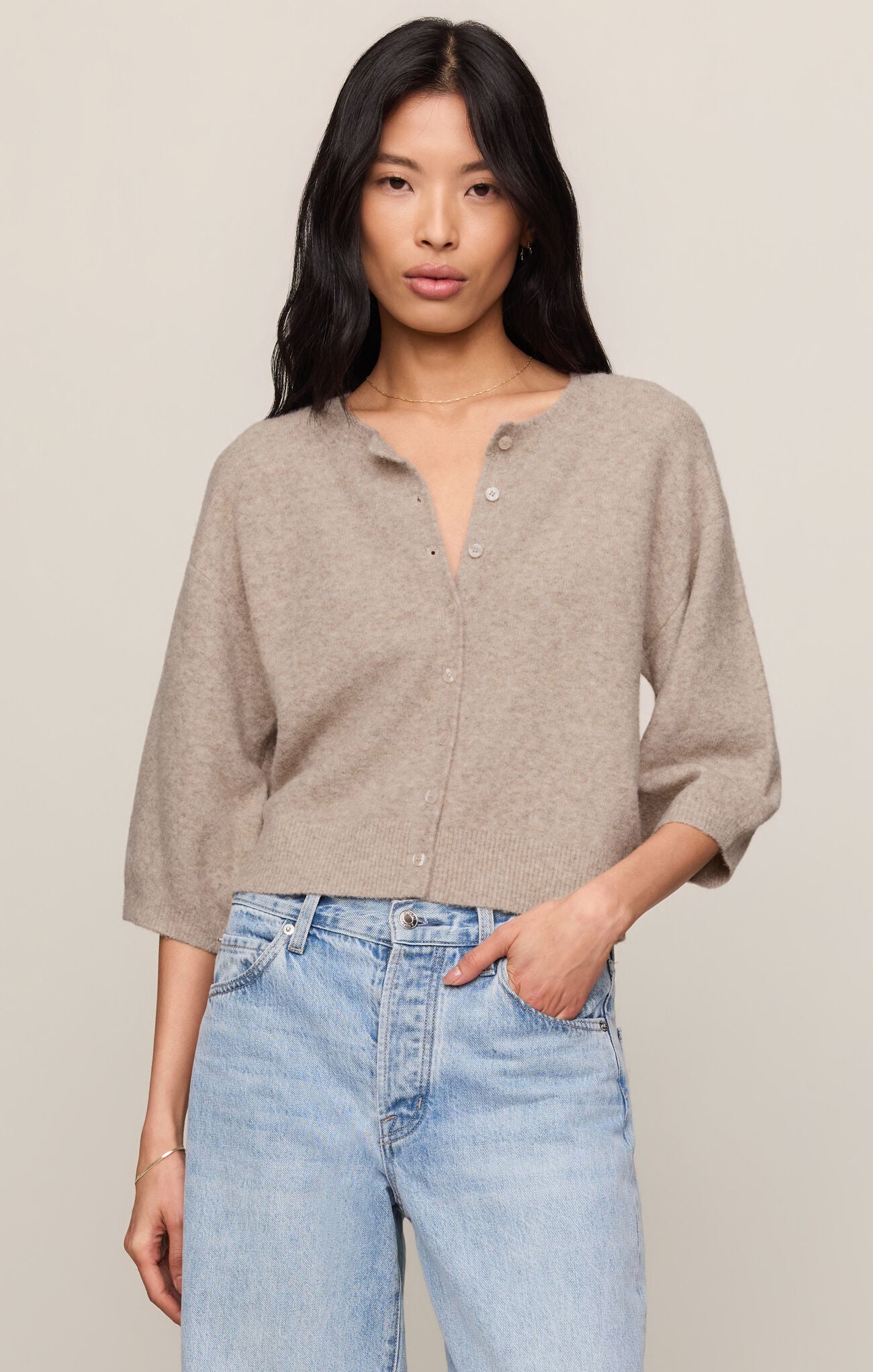Z Supply | Valor Cardigan - Natural Heather | Sweetest Stitch RVA