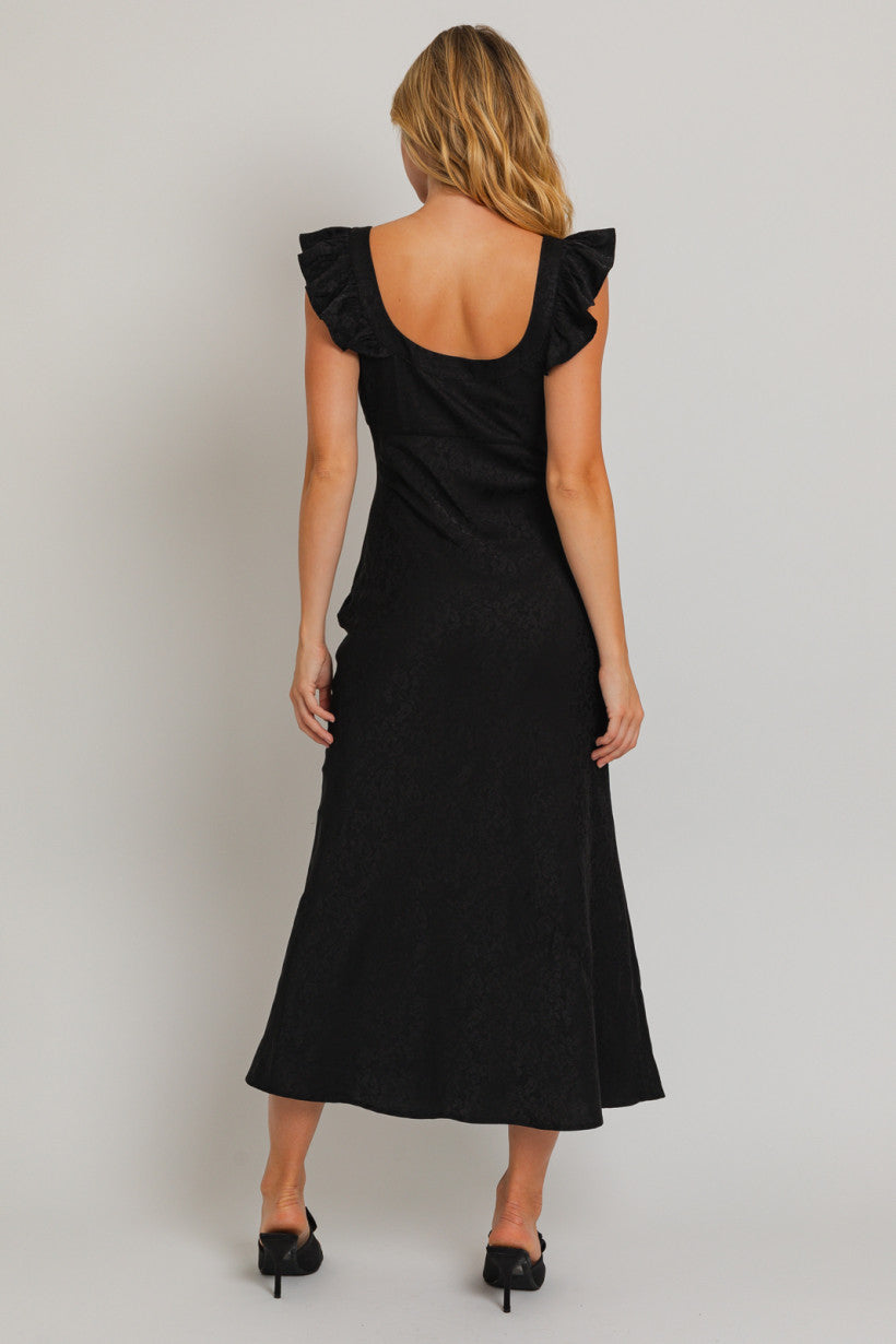 Le Lis | Black Maxi Occasion Dress | Sweetest Stitch Boutique