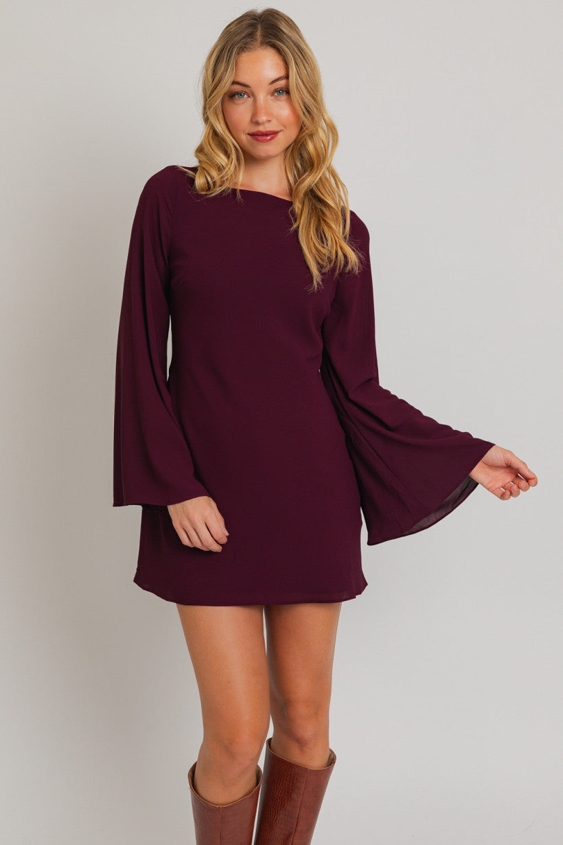 Le Lis | Bell Sleeve Mini Dress | Sweetest Stitch Online Boutique