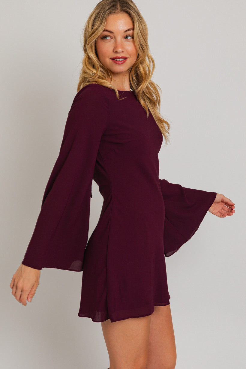 Le Lis | Bell Sleeve Mini Dress | Sweetest Stitch Online Boutique