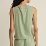 Z Supply | Sloane V-Neck Top - Crystal Green | Sweetest Stitch RVA