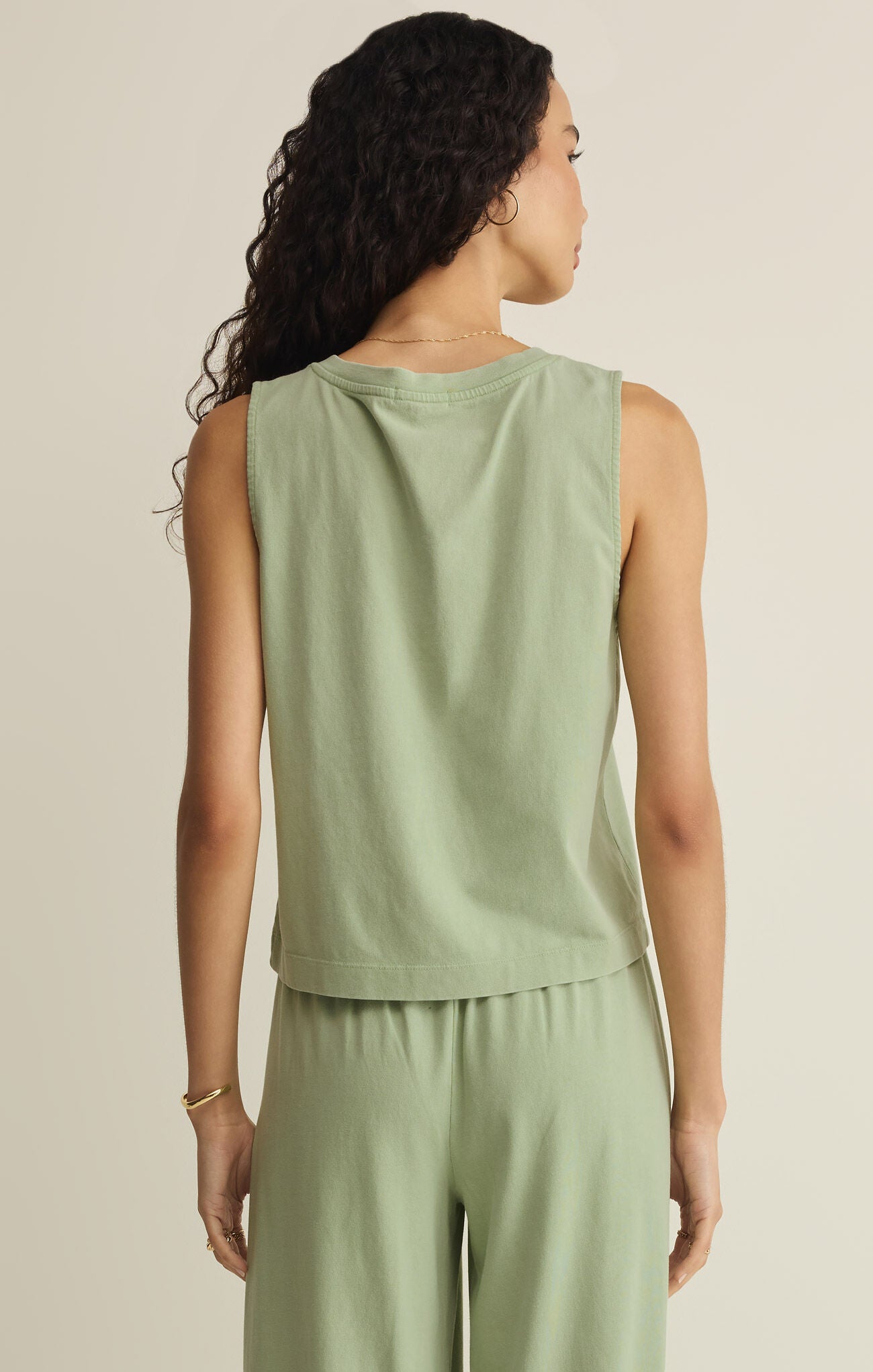 Z Supply | Sloane V-Neck Top - Crystal Green | Sweetest Stitch RVA