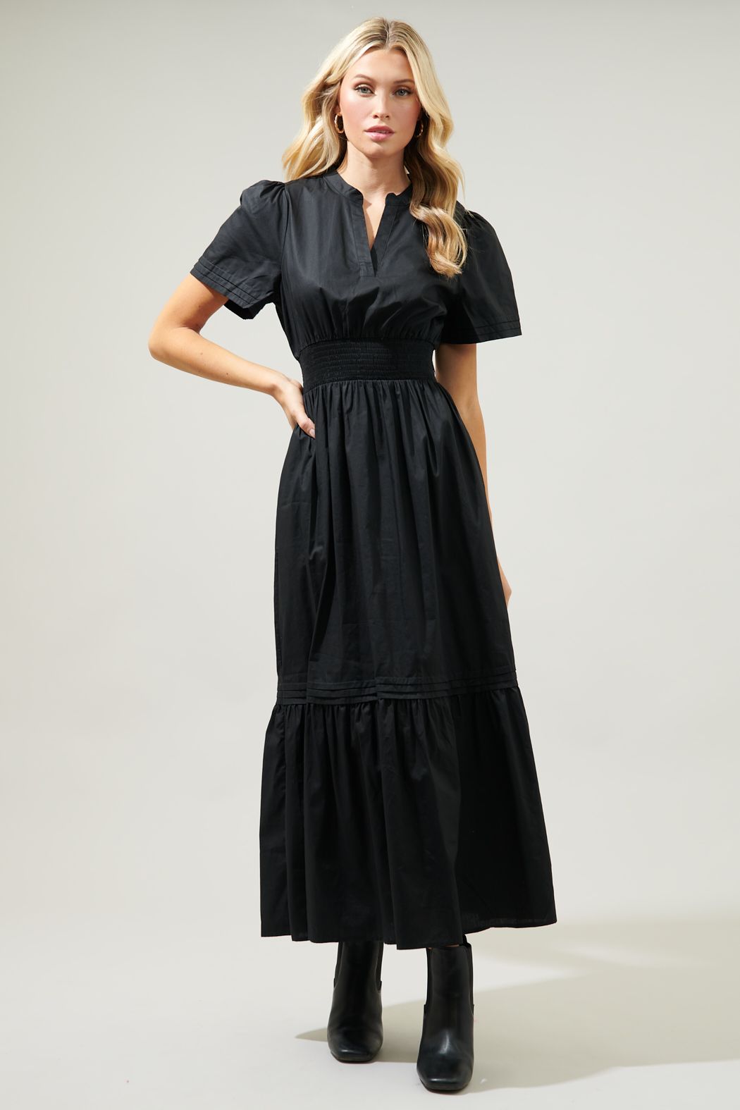 Sugar Lips | Short Sleeve Maxi Dress | Sweetest Stitch Boutique