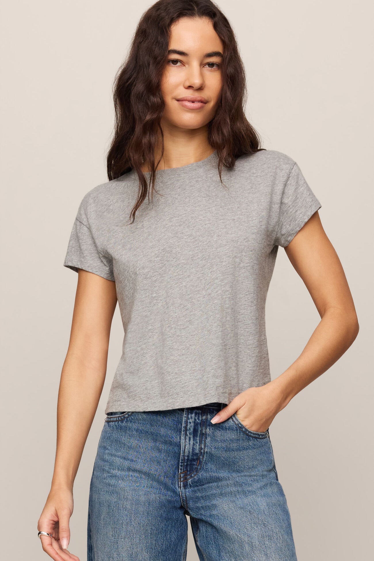 Z Supply | Modern Slub Tee - Heather Grey | Sweetest Stitch Boutique
