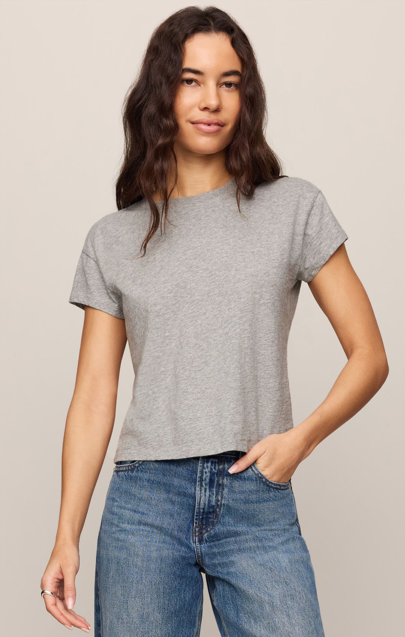 Z Supply | Modern Slub Tee - Heather Grey | Sweetest Stitch Boutique