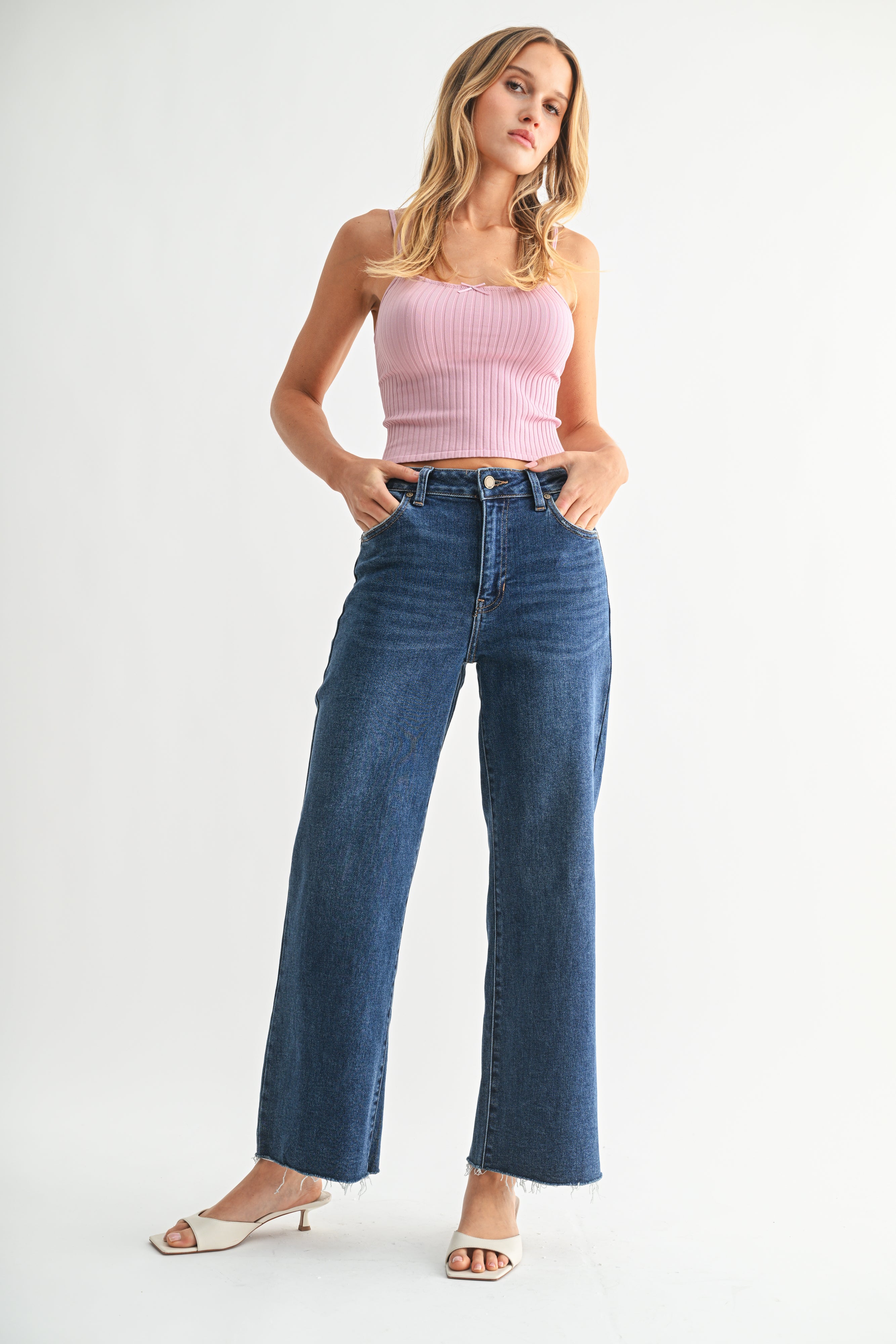 Just Black Denim | Victoria Wide Leg Jeans | Sweetest Stitch Boutique