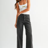 Just Black Denim | Lucy Straight Leg Jeans | Sweetest Stitch Boutique