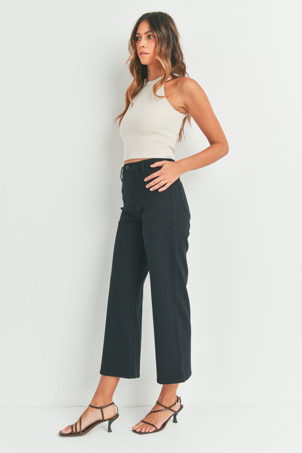 Just Black Denim | Black Wide Leg Jeans | Sweetest Stitch Boutique