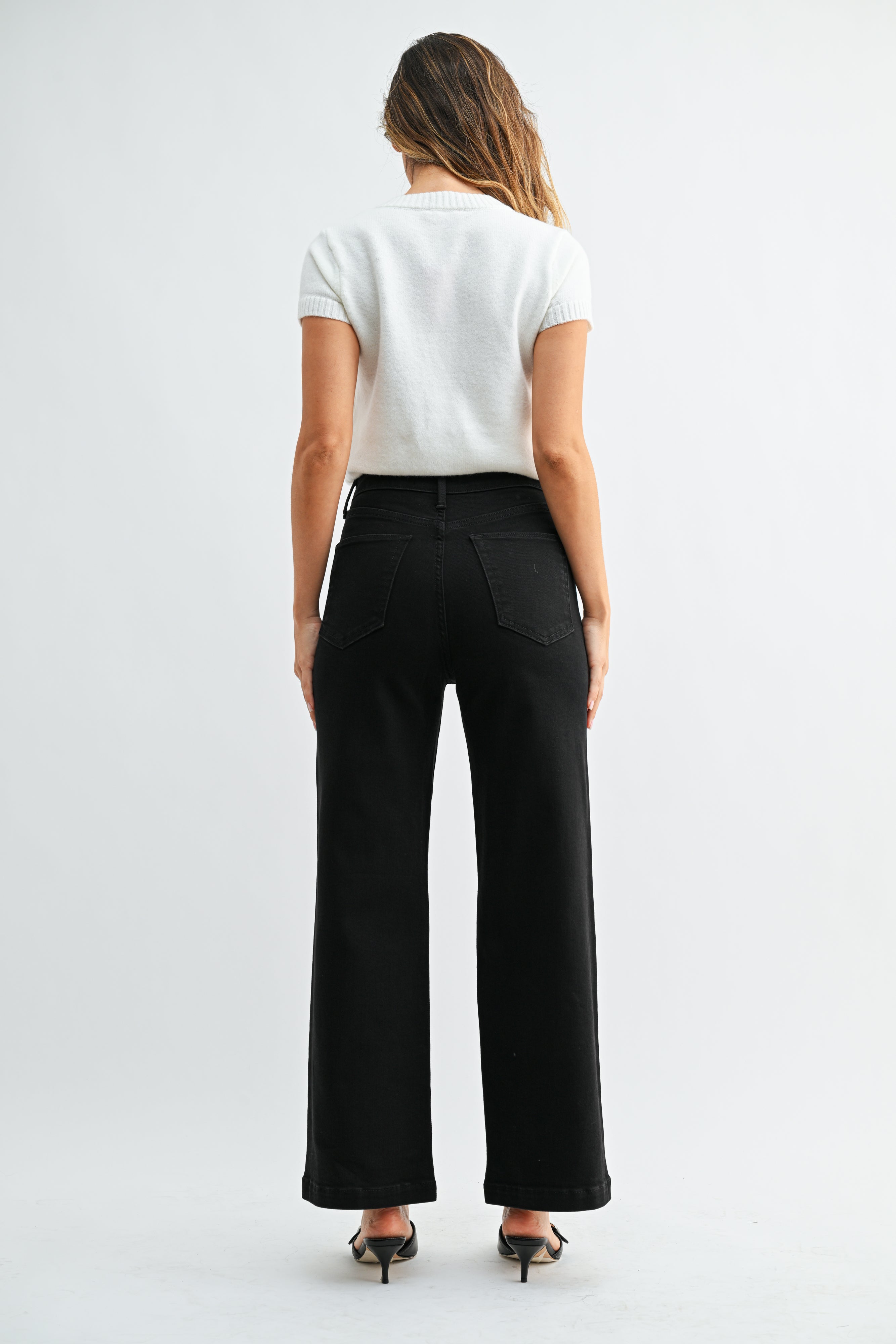 Just Black Denim | Emmy Wide Leg Jeans | Sweetest Stitch Boutique