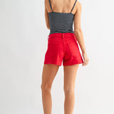 Just Black Denim | Western Pocket Short | Sweetest Stitch Boutique