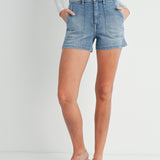 Just Black Denim | Cammie Cargo Denim Shorts | Sweetest Stitch RVA
