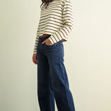 Just Black Denim | Giselle Wide Leg Jeans - Dark | Sweetest Stitch