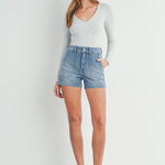 Just Black Denim | Cammie Cargo Denim Shorts | Sweetest Stitch RVA