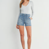 Just Black Denim | Cammie Cargo Denim Shorts | Sweetest Stitch RVA