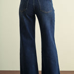 Just Black Denim | Giselle Wide Leg Jeans - Dark | Sweetest Stitch