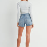 Just Black Denim | Cammie Cargo Denim Shorts | Sweetest Stitch RVA