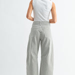 Just Black Denim | Billie Striped Barrel Jeans | Sweetest Stitch RVA