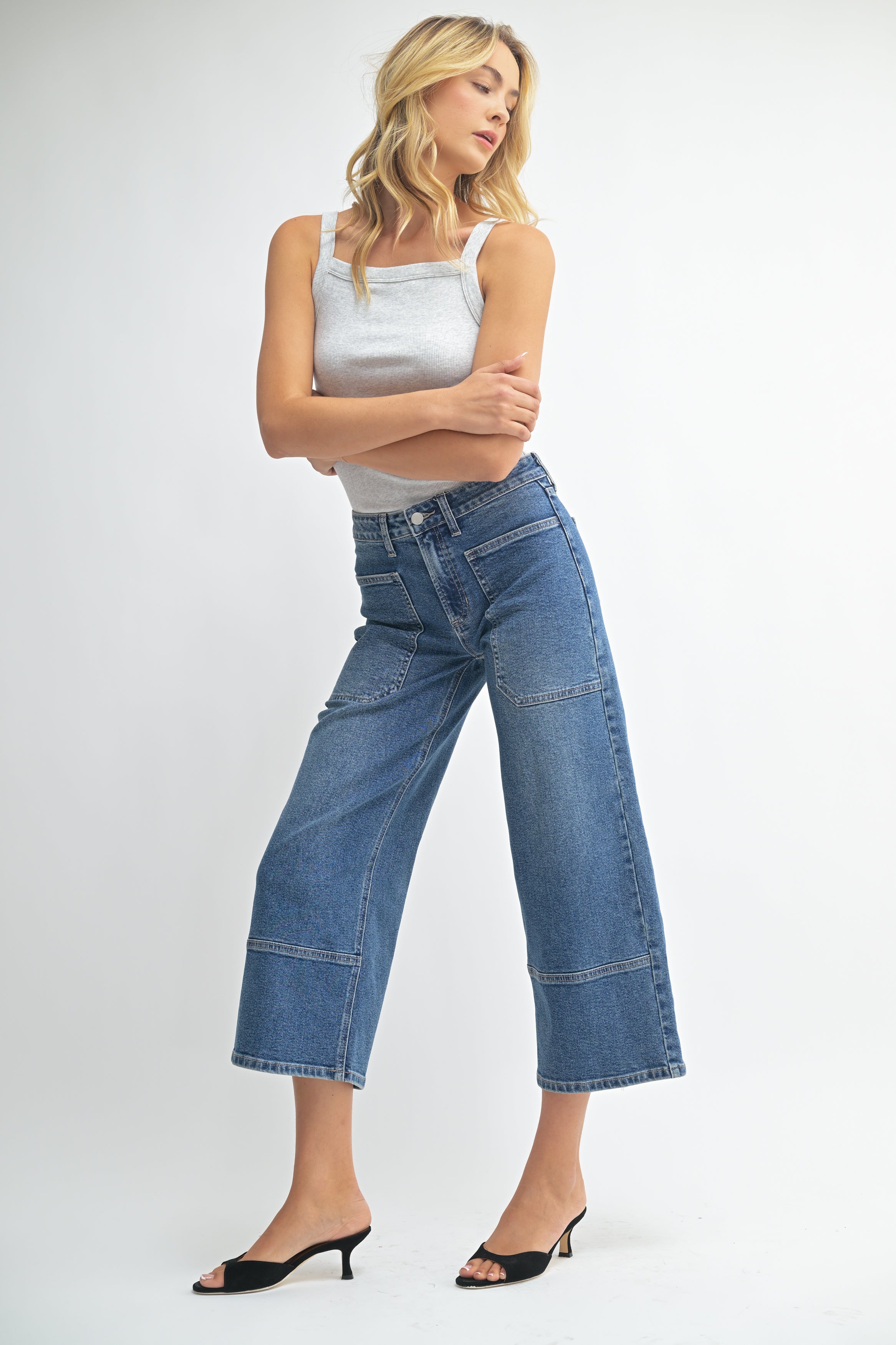 Just Black Denim | Brooke Wide Leg Jeans | Sweetest Stitch Boutique