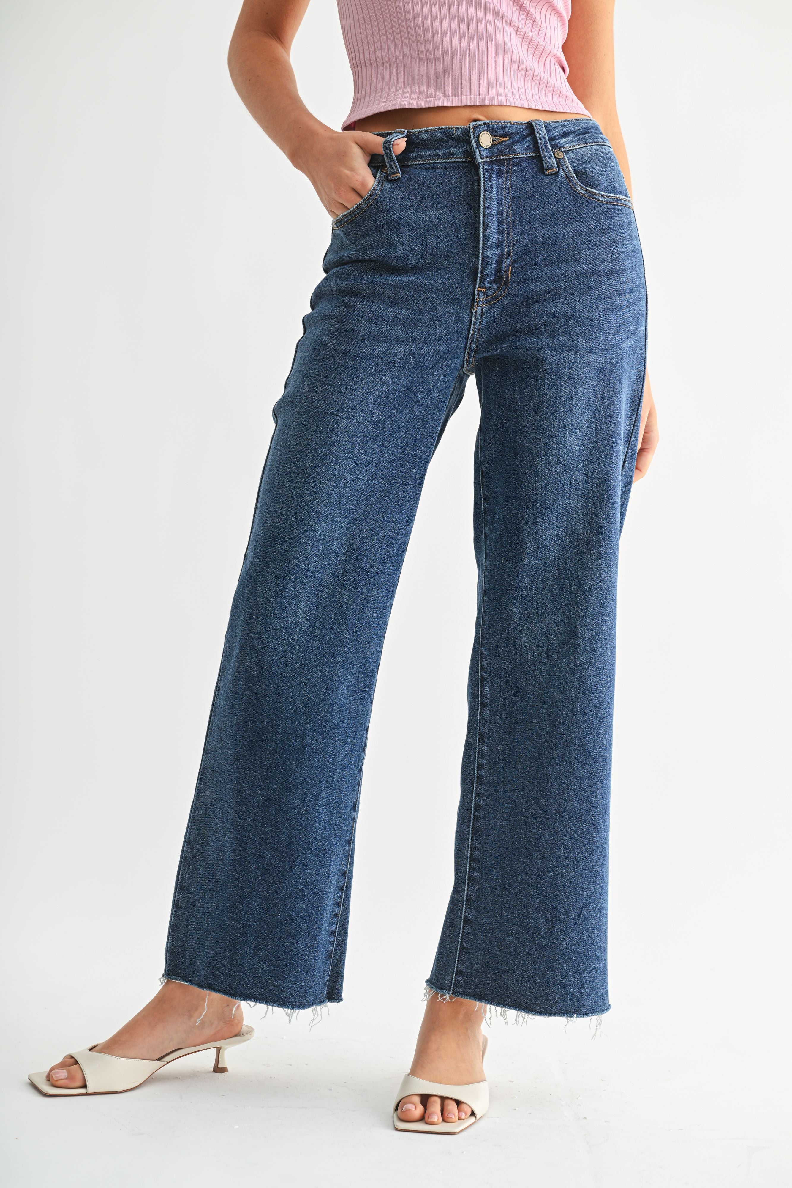 Just Black Denim | Victoria Wide Leg Jeans | Sweetest Stitch Boutique