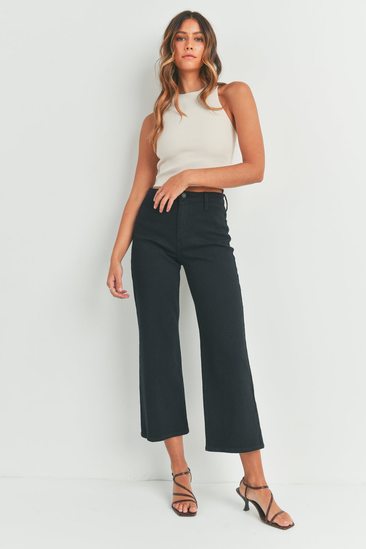 Just Black Denim | Black Wide Leg Jeans | Sweetest Stitch Boutique