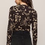 Z Supply | Onyx Floral Long Sleeve Top | Sweetest Stitch Boutique RVA