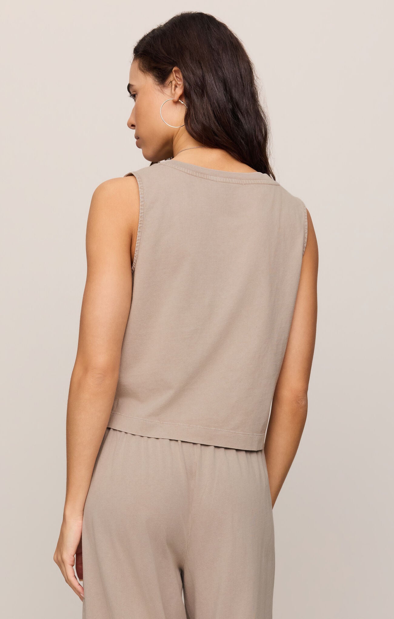 Z Supply | Sloane V-Neck Top - Stone Gray | Sweetest Stitch Boutique
