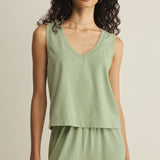 Z Supply | Sloane V-Neck Top - Crystal Green | Sweetest Stitch RVA