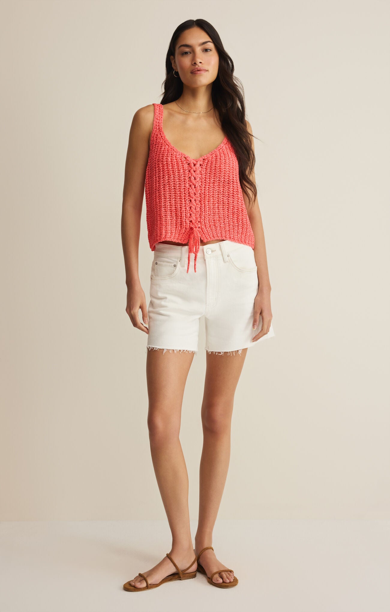 Z Supply | Tate Lace Up Top | Sweetest Stitch Boutique Richmond VA