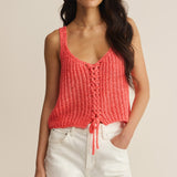 Z Supply | Tate Lace Up Top | Sweetest Stitch Boutique Richmond VA