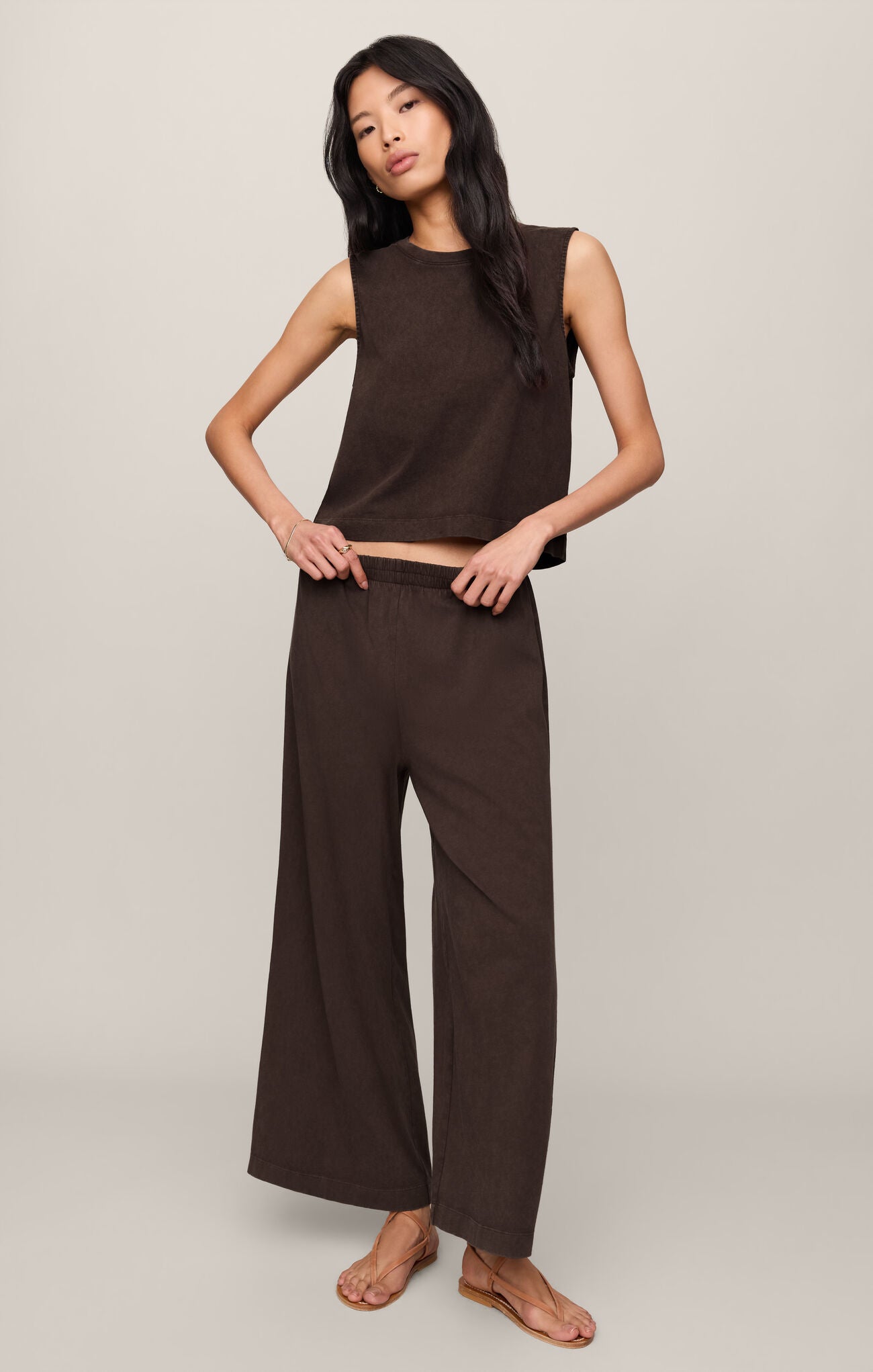 [Z Supply] Scout Flare Pant - Chocolate | Sweetest Stitch Boutique RVA